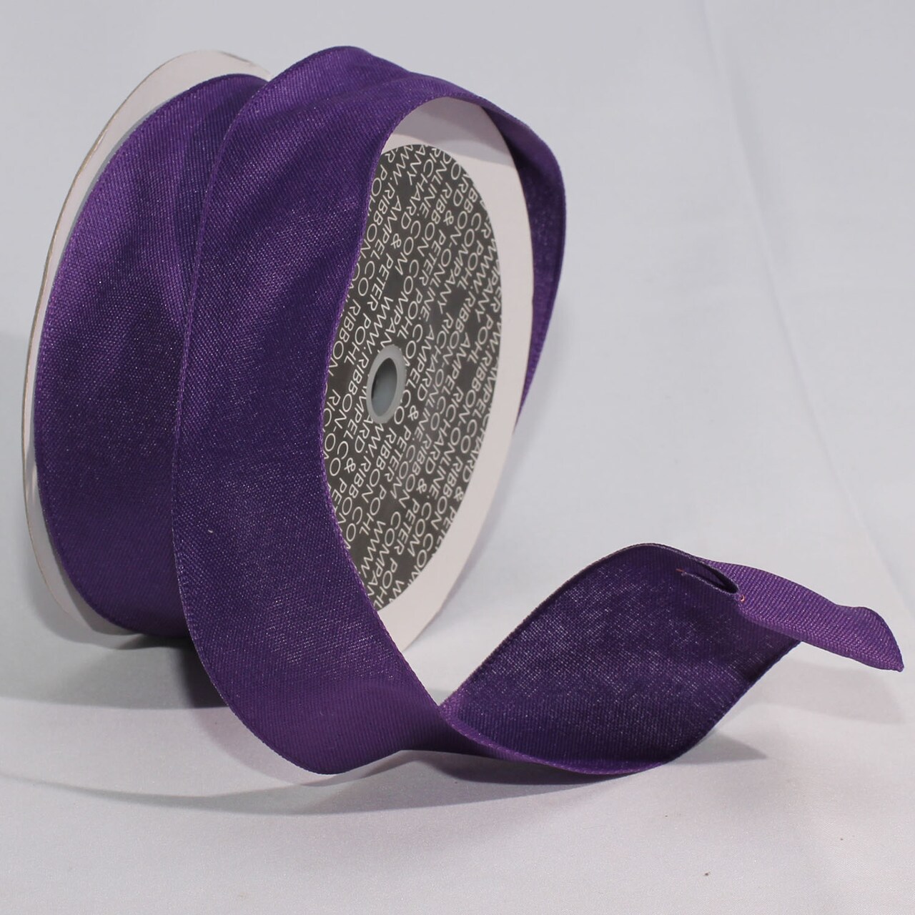 The Ribbon People Purple Solid Taffeta Wired Craft Ribbon 1.5" x 100 Yards